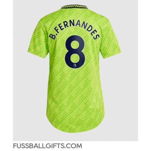 Manchester United Bruno Fernandes #8 Fußballbekleidung 3rd trikot Damen 2022-23 Kurzarm